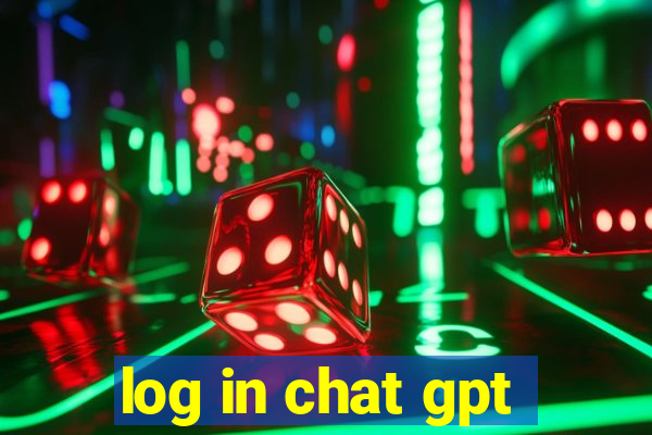 log in chat gpt